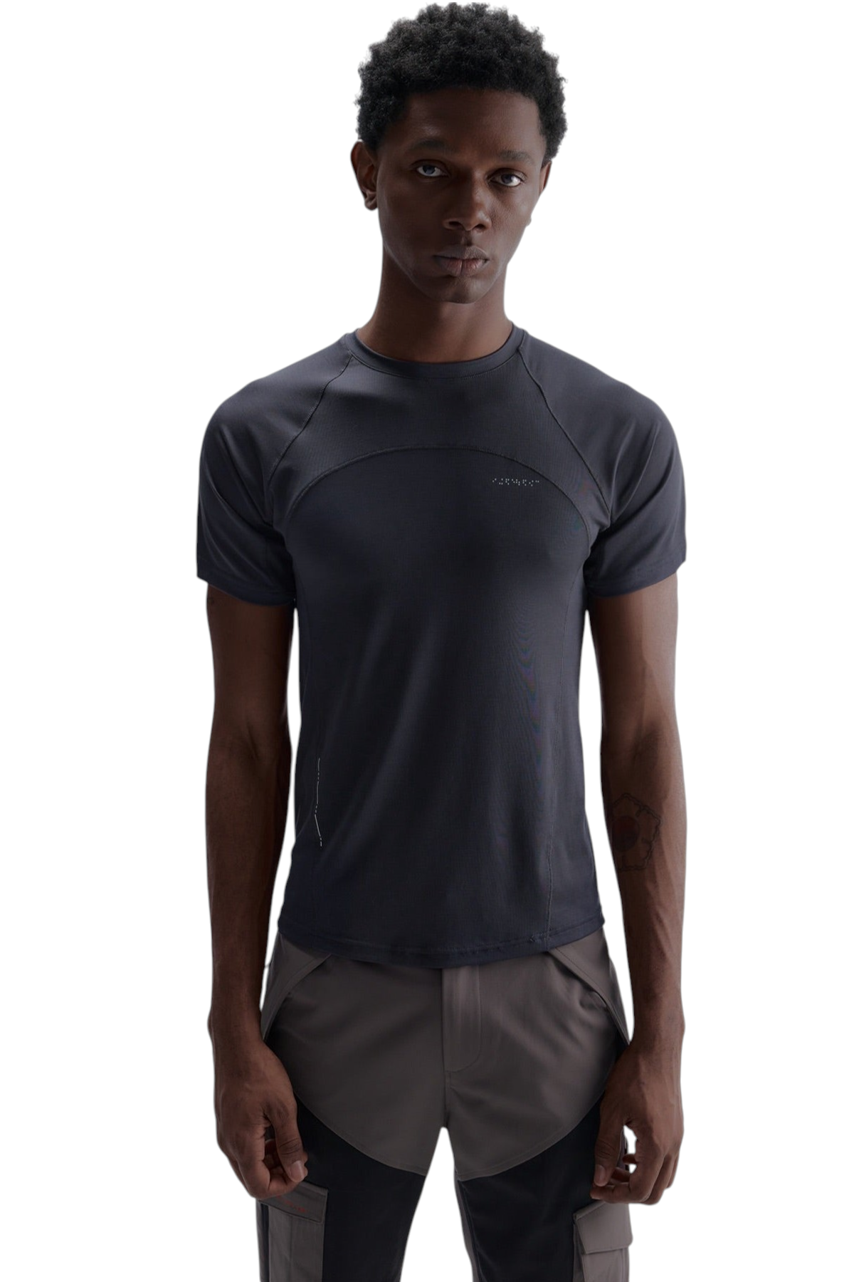 Asymmetric Panel Performance Training T-Shirt