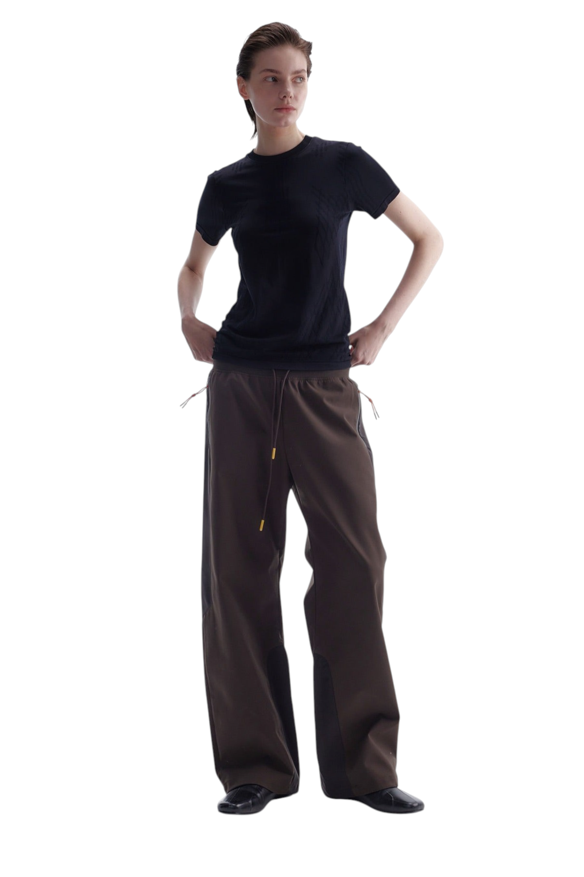 Breathable Contrast Nylon Sun Trousers