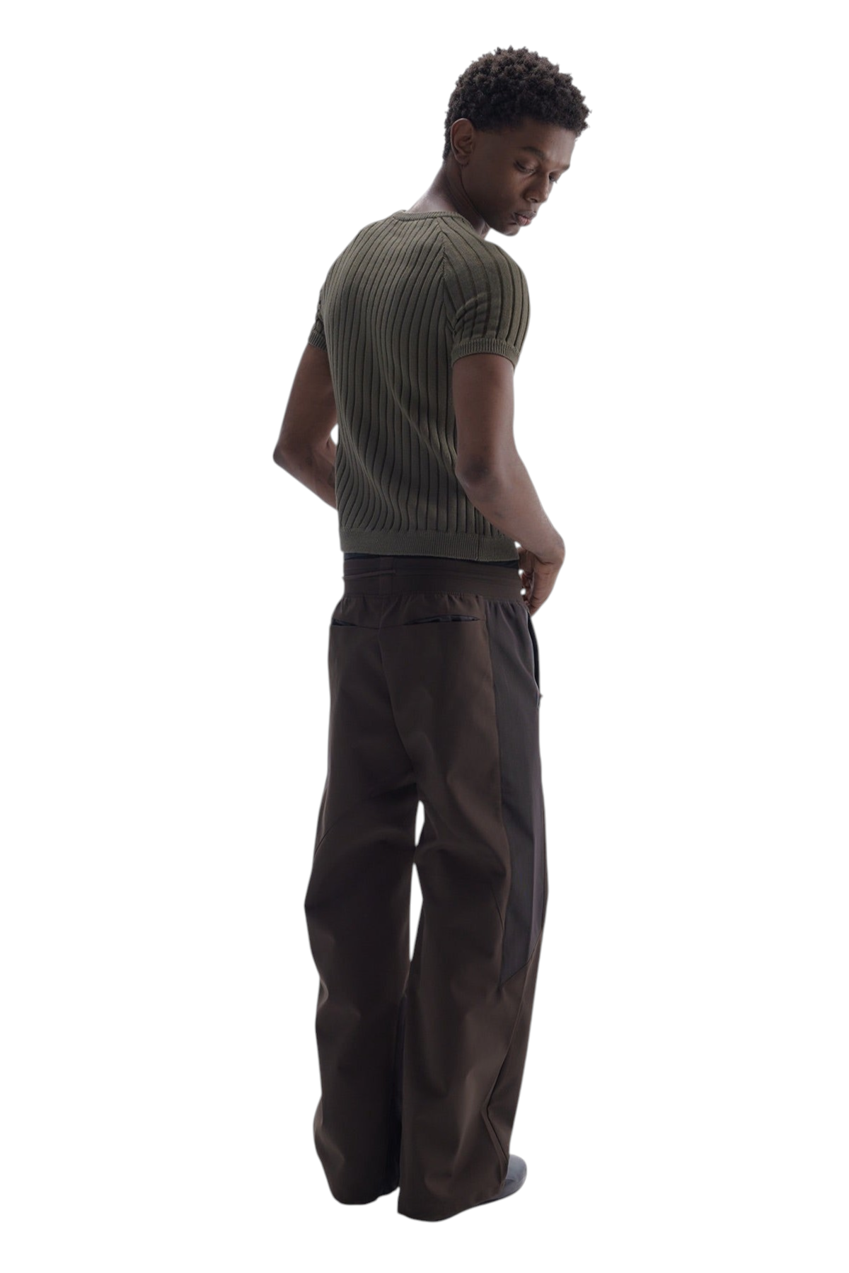 Breathable Contrast Nylon Sun Trousers