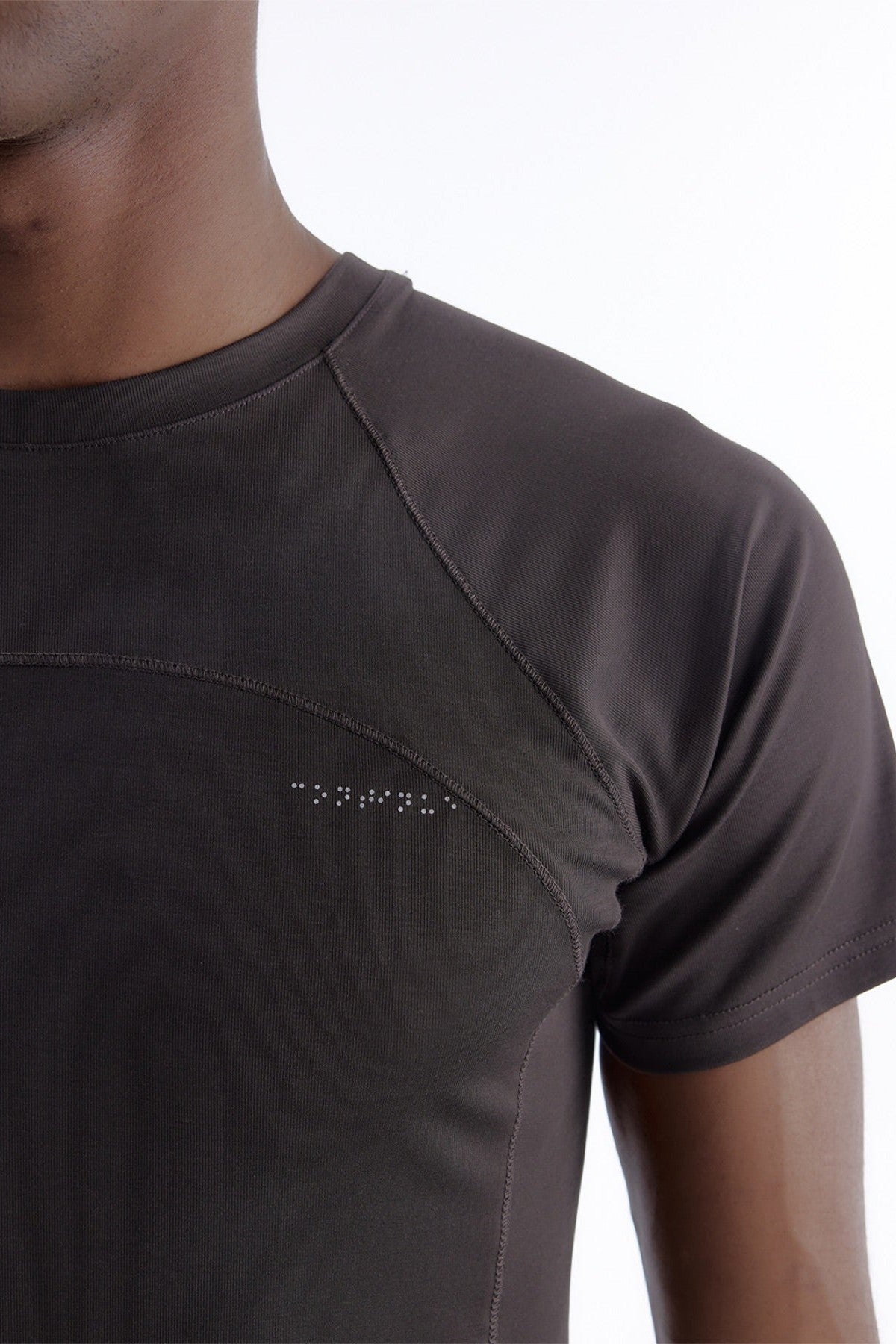 Asymmetric Panel Performance Training T-Shirt