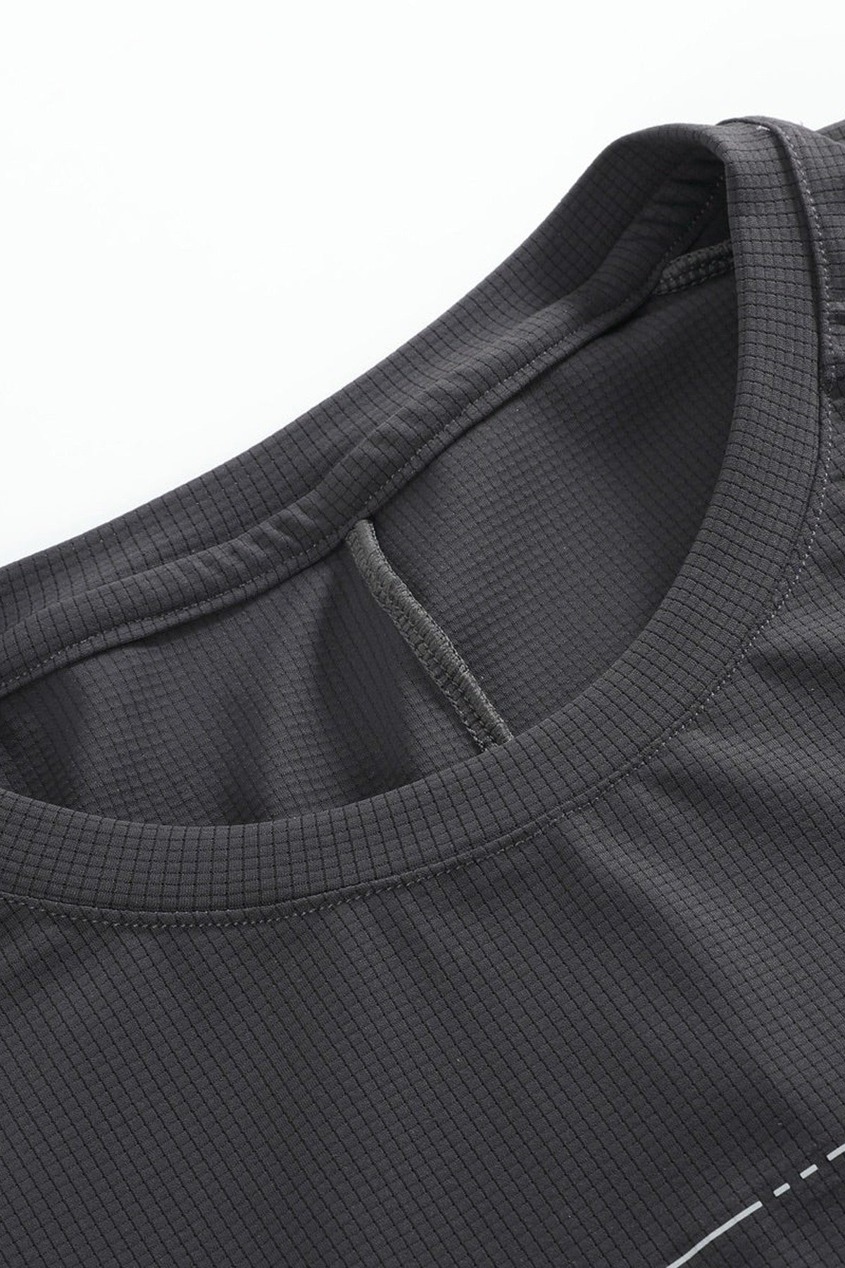 Bonded-Curve Quick-Dry Fitted Training T-Shirt
