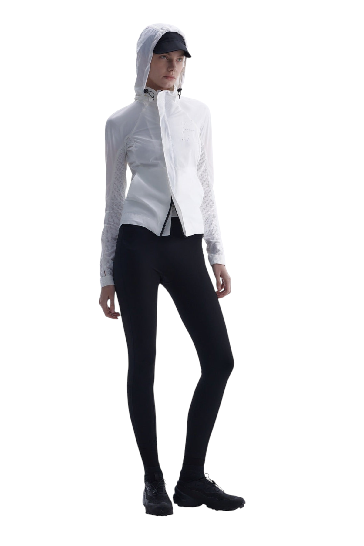 Mesh-Paneled Packaway Sun Jacket
