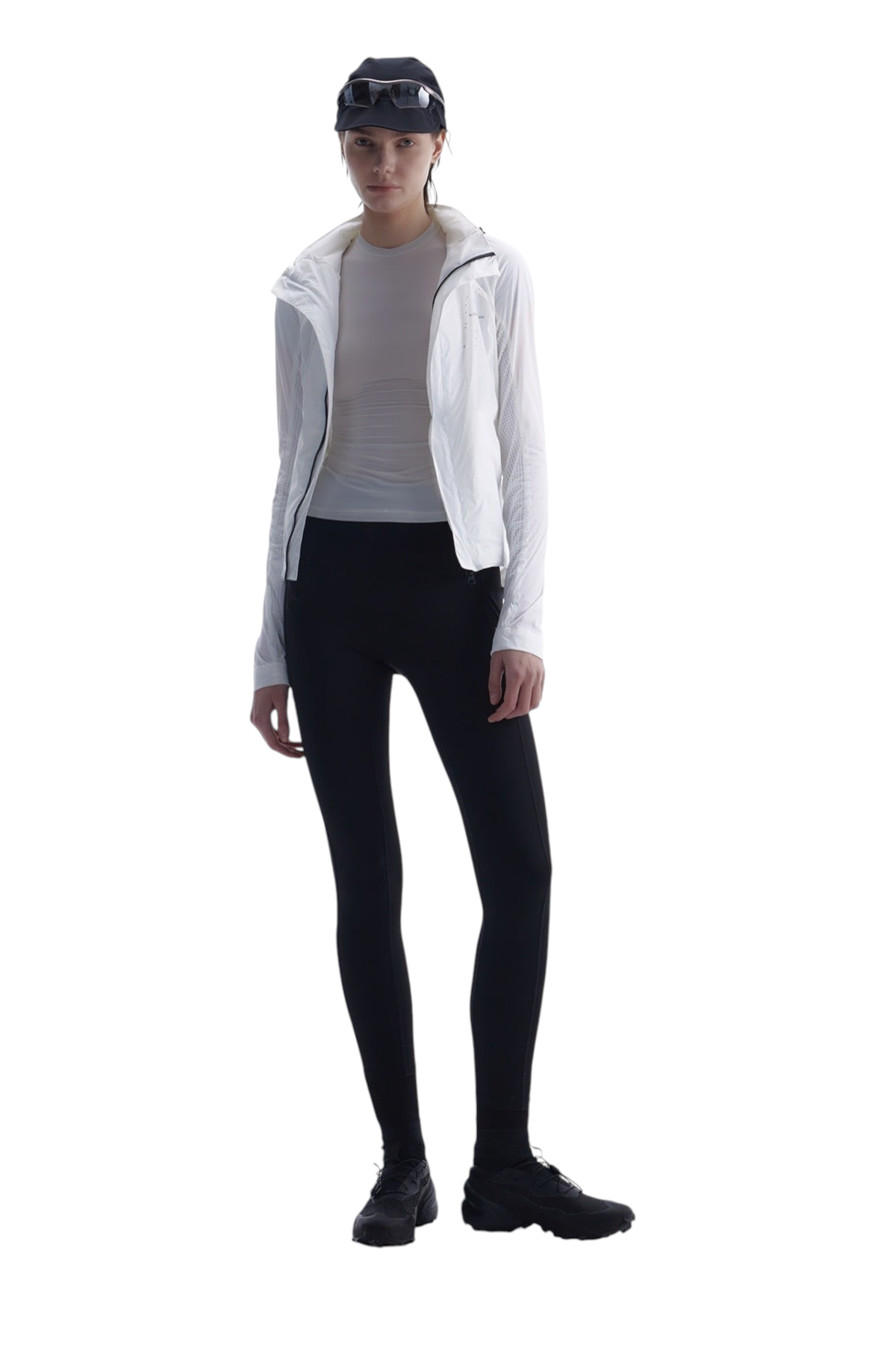 Mesh-Paneled Packaway Sun Jacket