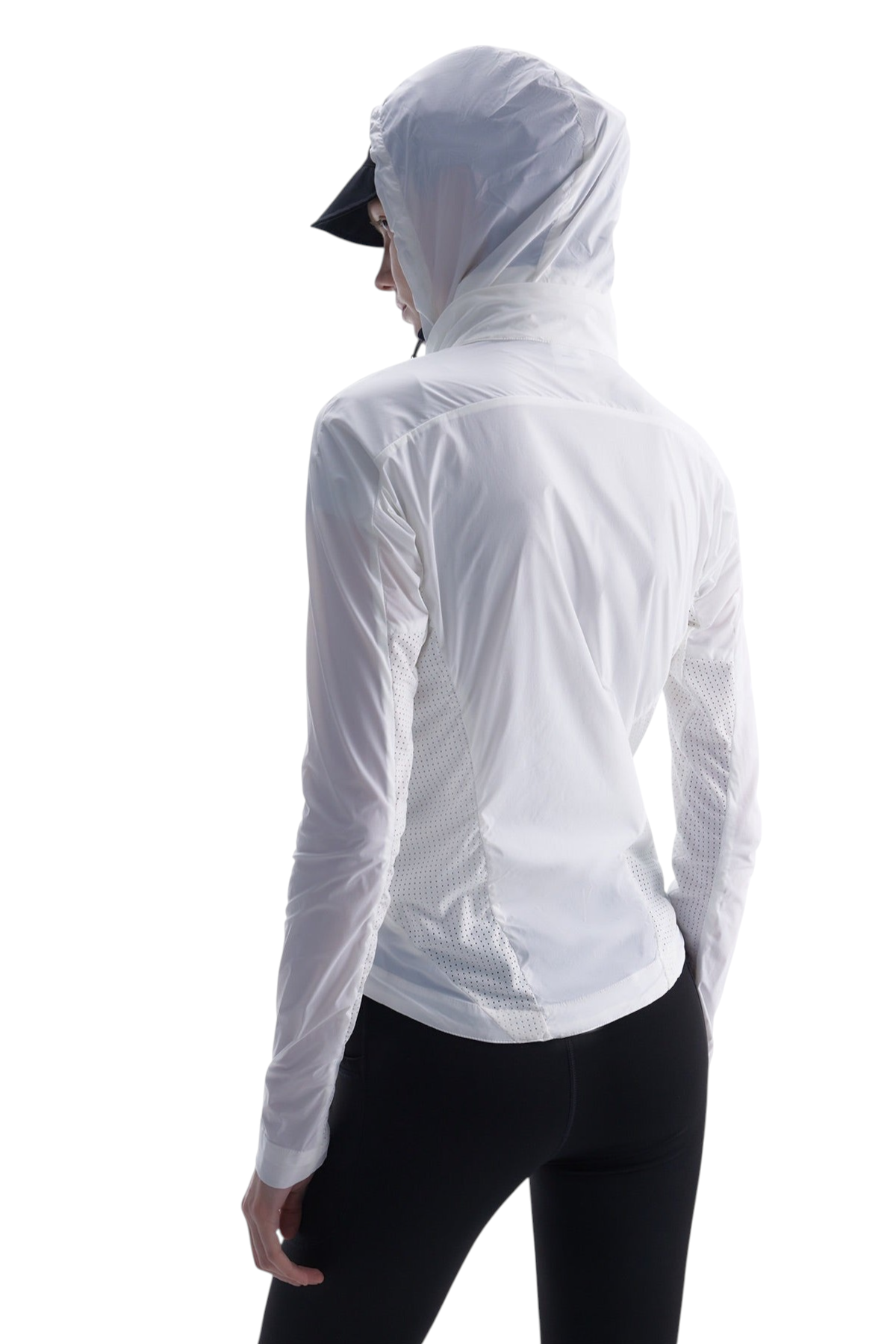 Mesh-Paneled Packaway Sun Jacket