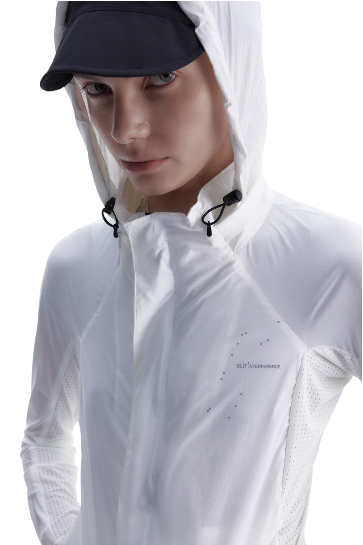 Mesh-Paneled Packaway Sun Jacket