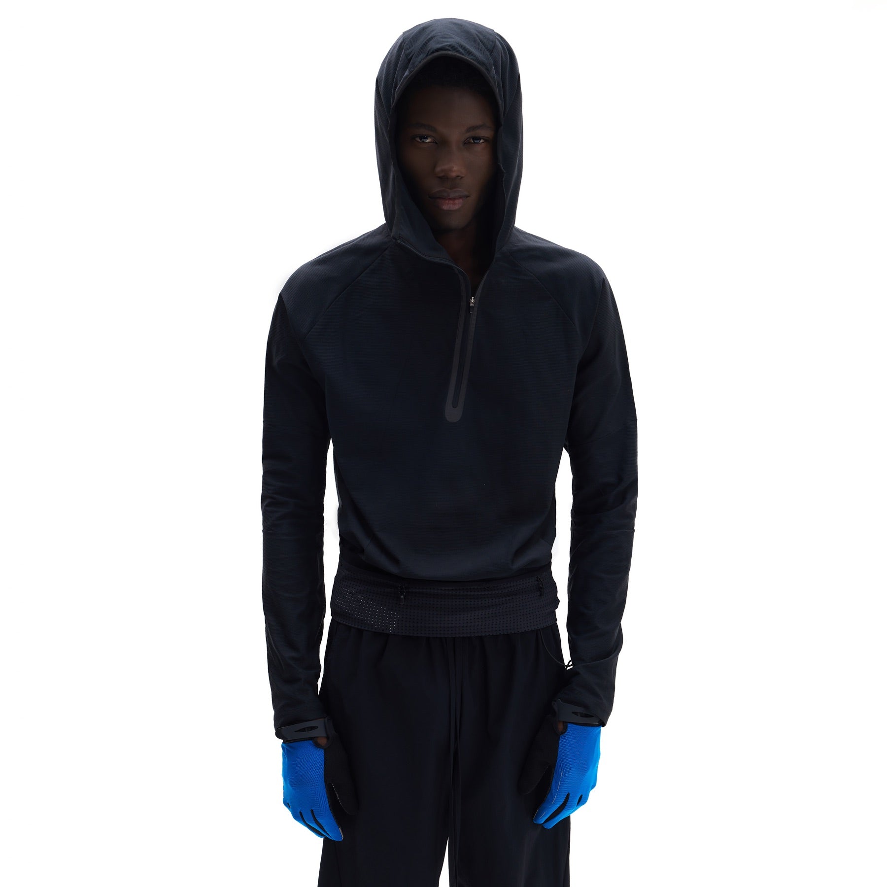 Lumen Reflective Asymmetric-Zip Performance Pullover