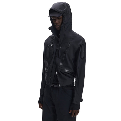 3 Sculpture Curved Taped Waterproof Shell Jacket