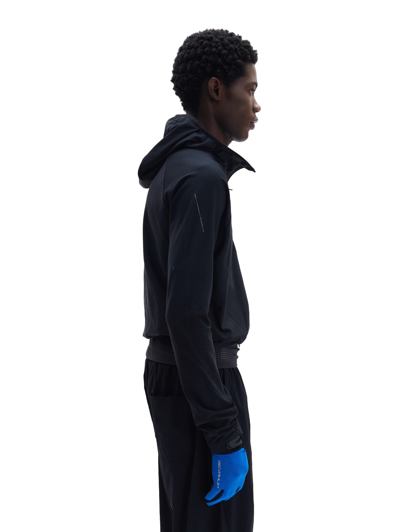 Lumen Reflective Asymmetric-Zip Performance Pullover