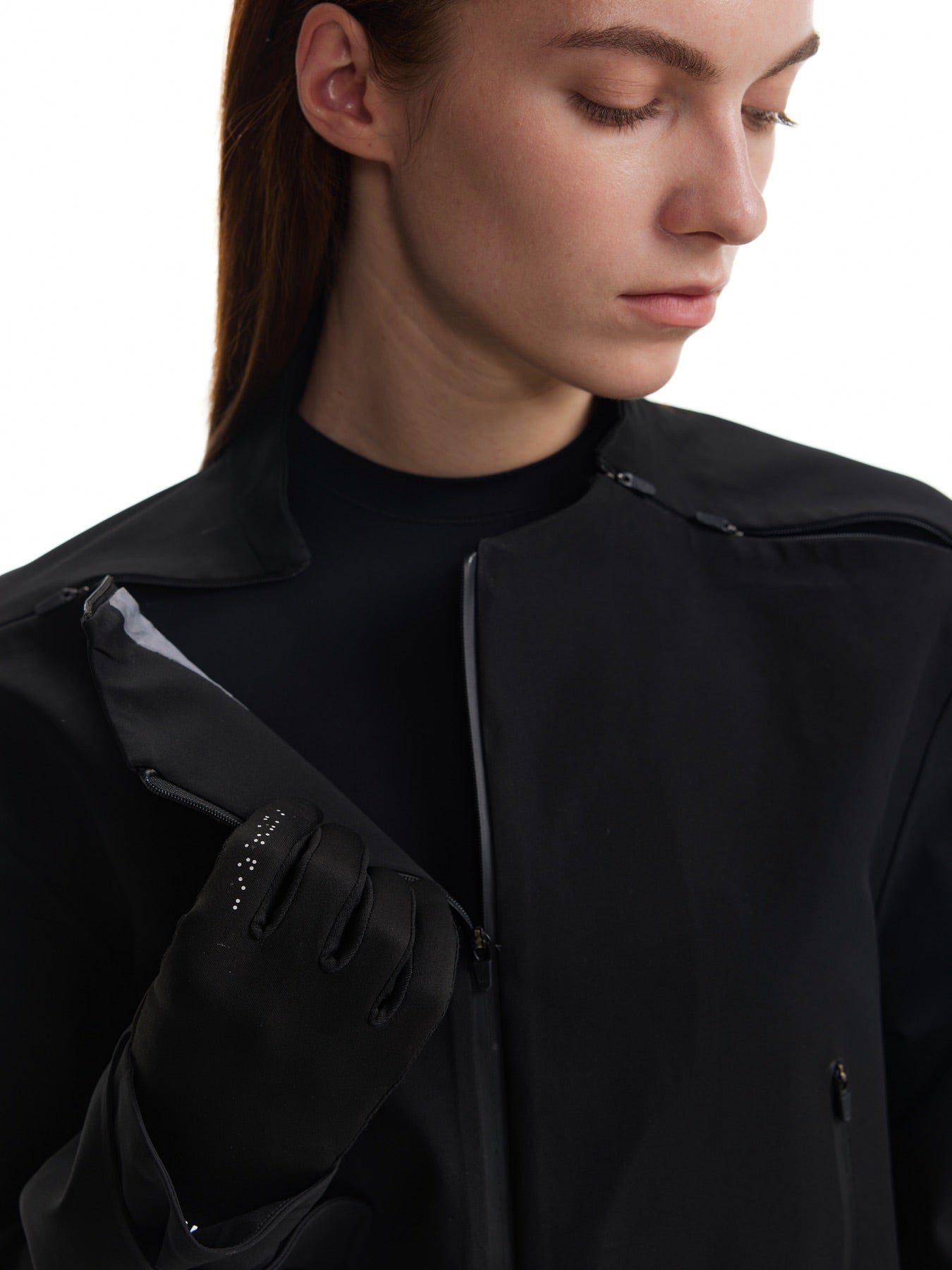 3 Sculpture Waterproof Taped Shirt Jacket