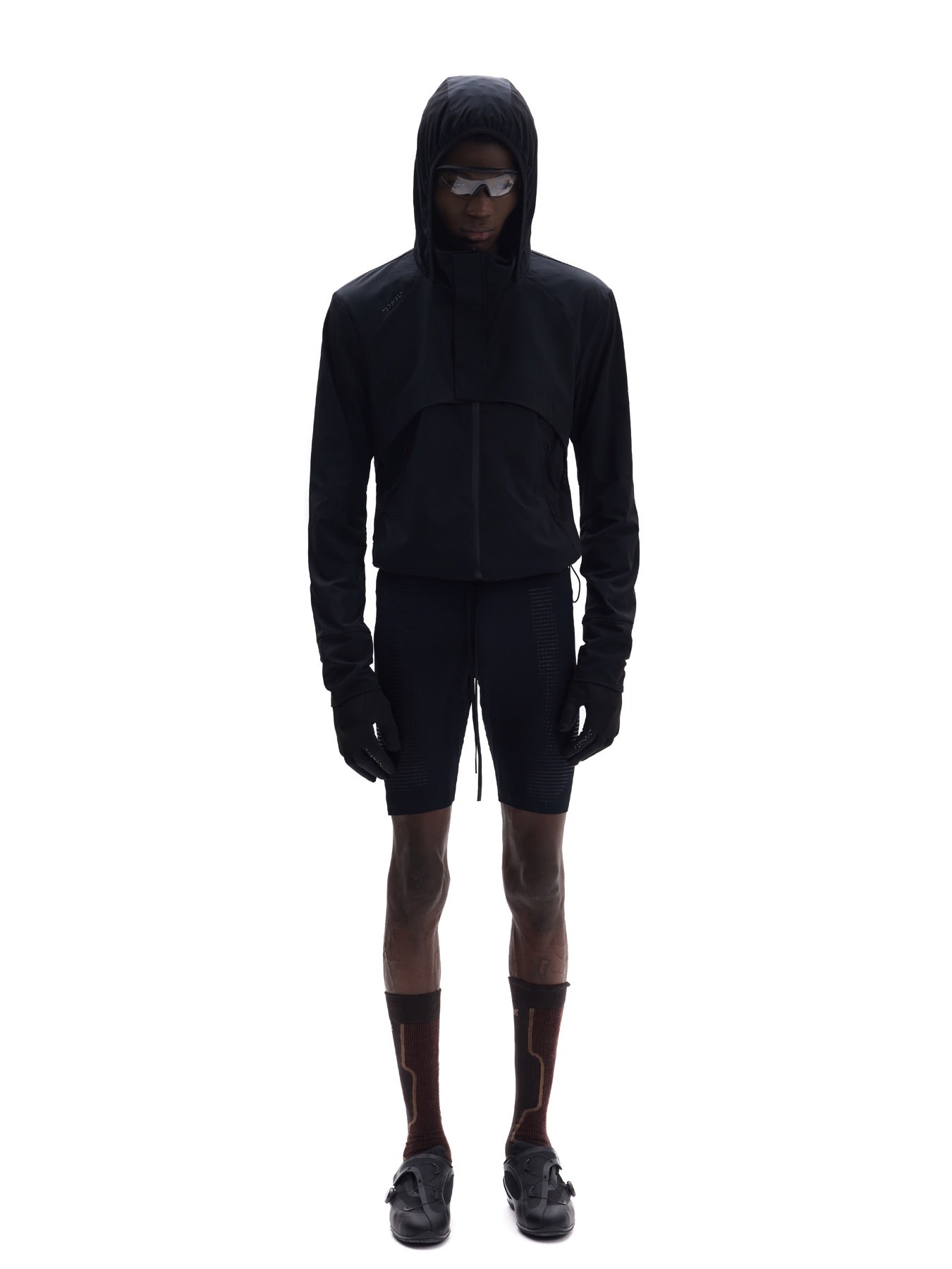 Broken Line Mesh Magnetic-Closure Windbreaker