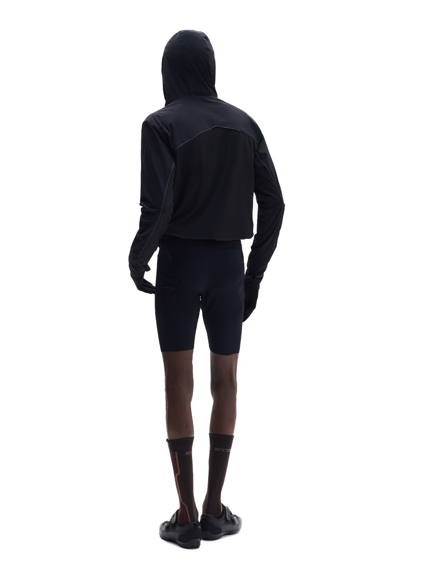 Broken Line Mesh Magnetic-Closure Windbreaker