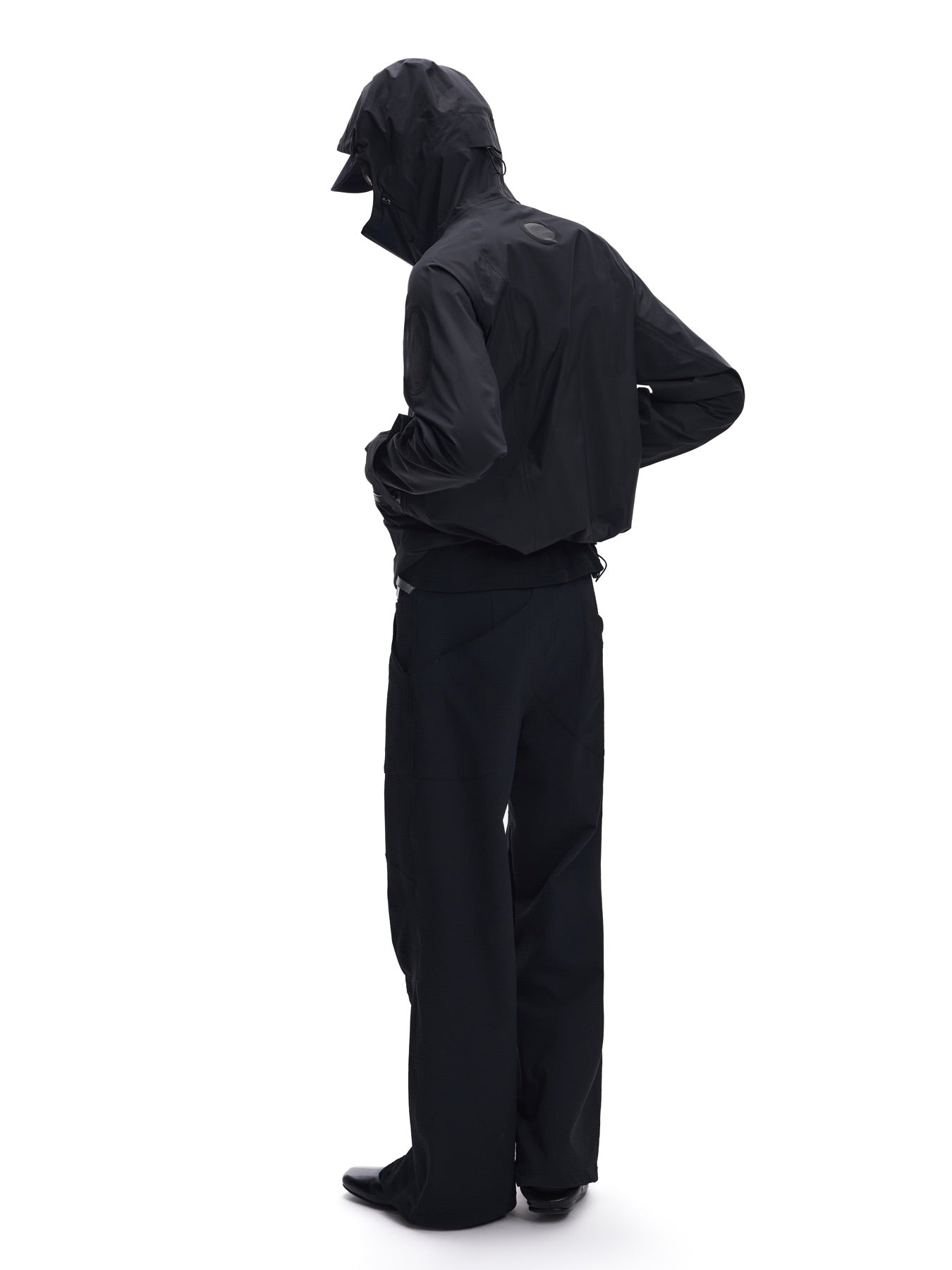 3 Sculpture Curved Taped Waterproof Shell Jacket