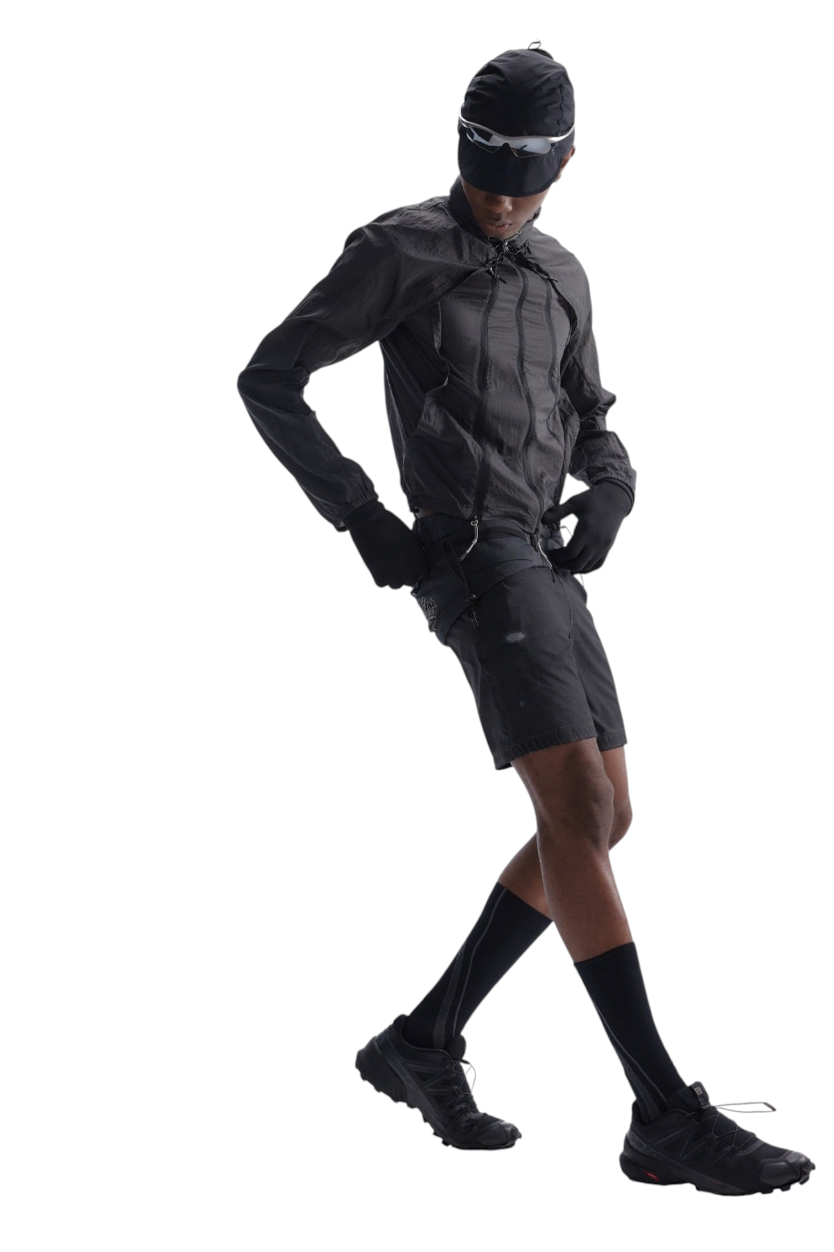 UPF50+ Multi-Zip Convertible Sun Vest Set