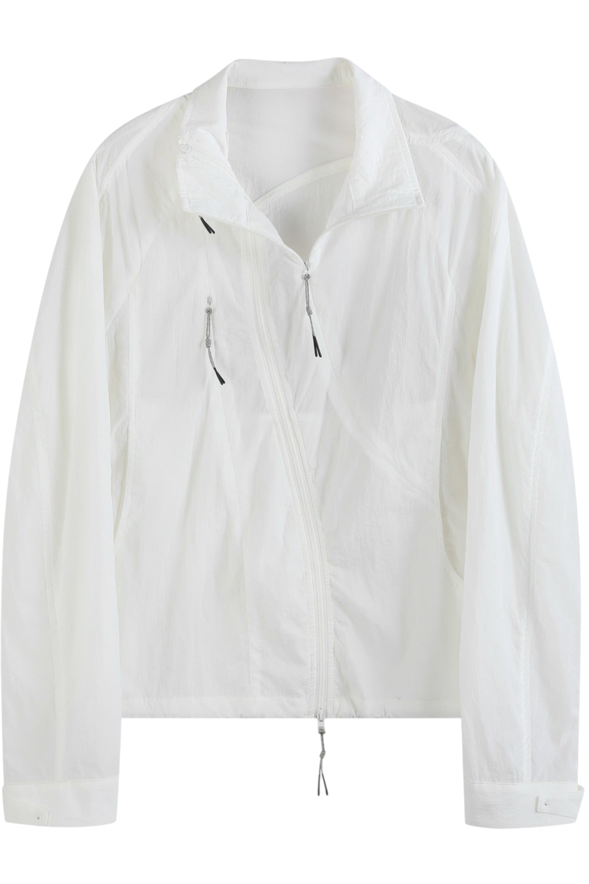 UPF50+ Spiral-Cut Sheer Stand-Collar Sun Jacket