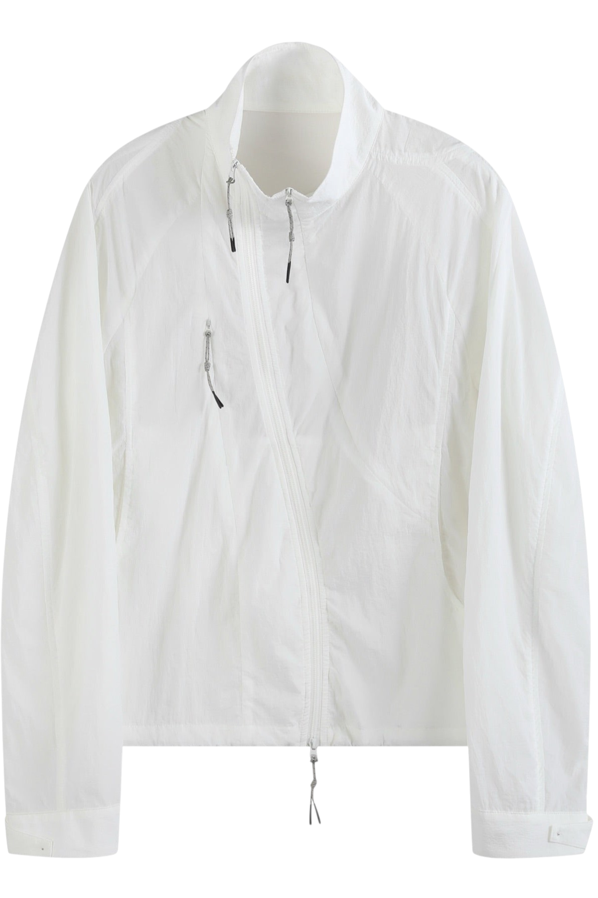 UPF50+ Spiral-Cut Sheer Stand-Collar Sun Jacket
